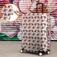 thumbnail image 4 of Brown Cartoon Bigfoot and Heart Pattern Luggage Cover Fashion Suitcase Cover Baggage Covers Fit 25-28 Inch Luggage (Go Travel), 4 of 5