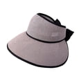 thumbnail image 4 of SUYIDA Korean Style Women's Sun Hat Wide Brim UPF Travel Beach Sunshade Visor for Outdoor Activities, 4 of 5
