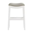 thumbnail image 5 of Alaterre Furniture Williston White Wood Bar Height Stool - Set of 2, 5 of 9