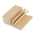 thumbnail image 1 of Placas de Madera Sin Terminar - Paquete de Letreros Rectangulares de de Madera para Manualidades Caseras, Decoración de Bodas , 10cm 10 piezas - 10 cm Sunnimix Borad de madera, 1 of 8