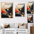 thumbnail image 4 of Designart "Coral Grey Fusion" Abstract Collages Floater Framed Canvas Wall Art, 4 of 7