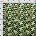 thumbnail image 2 of oneOone Cotton Silk Fabric Chevron Flame Stitch Print Fabric By The Yard 42 Inch Wide, 2 of 4