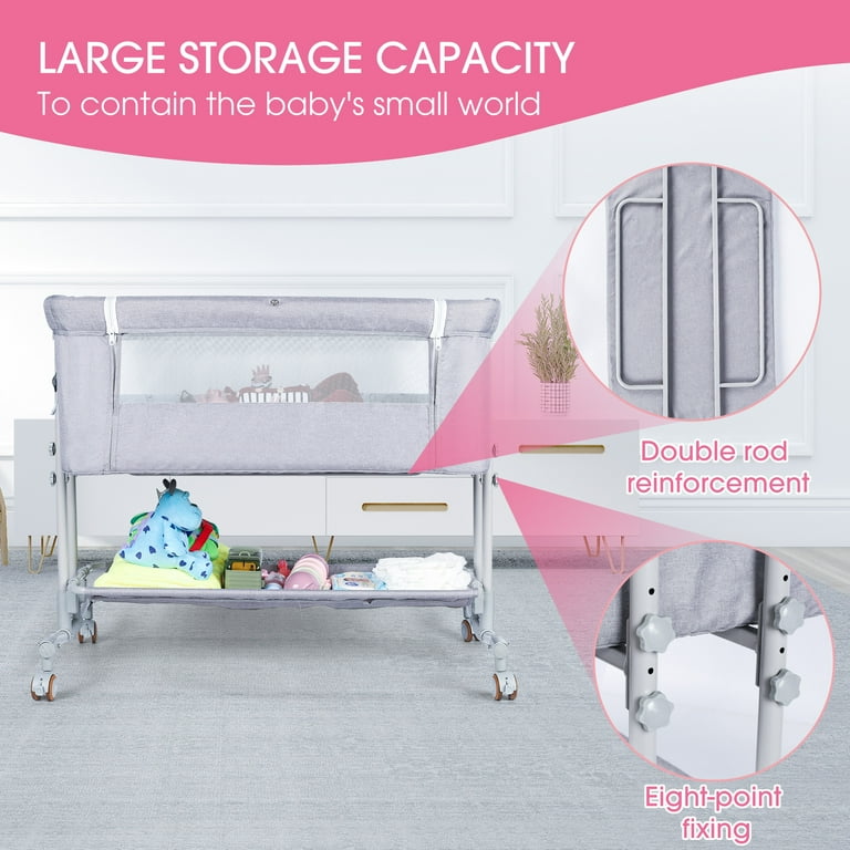 Babyeap Baby Bassinet, Bedside Sleeper For Newborns