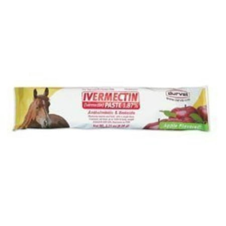 Apple Flavored Ivermectin Paste by , Inc. Animal Health Products [Pet Supplies], Treats horses up to 1,250 lbs By