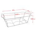 thumbnail image 4 of Party Essentials Deluxe Full Size Heavy Duty Chafing Rack, Wire Buffet Rack Stand, Serving Trays Frame Food Warmer, Chrome (Case of 12), 4 of 4