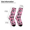 thumbnail image 2 of Fuzoiu Cute Panda Print Kids Socks For Boys Girls,Grip Crew Socks with Non Slip,Lightweight Stretch Crew Socks,Toddlers Crew Boot Socks, 2 of 5