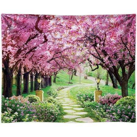 JOYWEI8x6FT Fabric Backdrop Flower Tree Garden Path Landscape Background  Wedding Baby Shower Birthday Party Decor Banner Supplies Studio Photography  Photo Booth Prop Gift | Walmart Canada