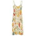 thumbnail image 5 of Various Fruits Sleeveless Dress Woman Fashion Long Dresses Women's Summer Suit Dress Summer 2025 Women, 5 of 7