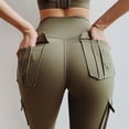 thumbnail image 2 of Jiyugala Women's Sports Equestrian Pants Outdoor High Waist Bottom Yoga Pants, 2 of 9