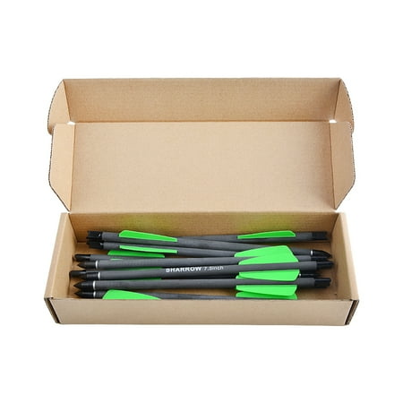 CHN Archery - 7.5 Pure Carbon Crossbow Bolts Spine 400 (12 Pack)[Ship from USA]