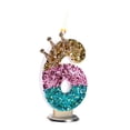 thumbnail image 2 of Glitter Number 6 Birthday Candle with Crown Topper for 6Th Birthday Cake Topper Party Decorations for Girls, 2 of 6
