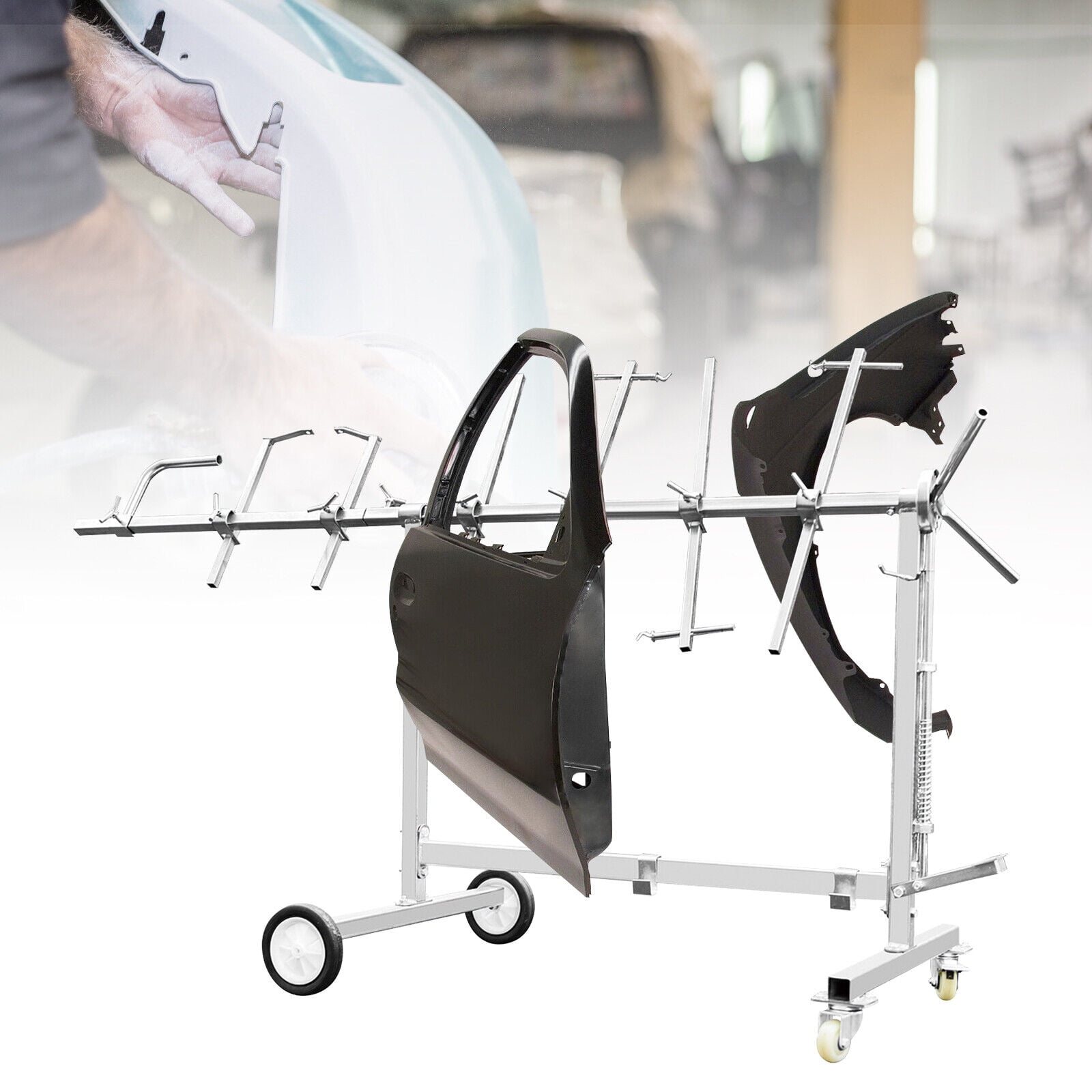 Heavy-Duty Auto Body Paint Stand – Holds Fenders, Doors, Hoods For Easy Painting & Repair 10 thumbnail image