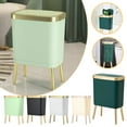 thumbnail image 2 of High Trash Can Kitchen Garbage Can with Press Lid Large Desig n Mouth, 2 of 8