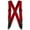 Red, variant on Welch  2 Inch Super Tuff Stuff X-Back Button On Work Suspender (Men)
