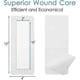 thumbnail image 5 of Waterproof Surgical Knee Dressing 4x12 Inch Island Bandage with Extended Posts - 10 Pack, 5 of 5