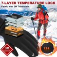 thumbnail image 2 of Guantes de invierno Pixel Panda impermeables 3M Thinsulate para hombre y mujer, 2 of 6