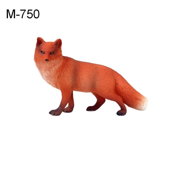 AYYUFE Realistic Fox Wild Animal Figure PVC Figurine Crafts Kids Toy Desktop