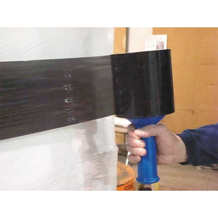 ZoroSelect Hand Stretch Wrap 5" x 1000 ft., Cast Black Opaque