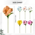 thumbnail image 3 of ERTZAE 10Pc Pu Faux Flowers Tulip Stems,17.32" Blue Artificial Flower For Office & Cafe Styling,Silk Fake Tulips,Kitchen Home Decor,Mother'S Day Gift Bouquet,Artificial Hanging Flowers For Outdoors, 3 of 5