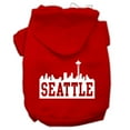 thumbnail image 6 of Pet Dog  Cat Hoodie Screen Printed, "Seattle Skyline", 6 of 10