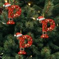 thumbnail image 4 of Decoraciones de Árbol de Navidad 2D Acrílico Decoración Carta Colgante con 26 Letras Diy Navidad Decoración Del Hogar Ornamentos Del Árbol de Navidad, 4 of 5