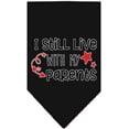 thumbnail image 2 of Pet and Dog Bandana Screen Printed, "I Still Live With My Parents", 2 of 9
