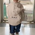 thumbnail image 4 of Odeerbi Toddler Boys Girls Winter Coat Jacket Warm Outerwear Overcoat Letter Long Sleeve Hooded Zipper Jacket Beige, 4 of 5