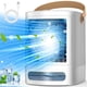 thumbnail image 1 of FANCOLE Aires acondicionados portátiles, aire acondicionado pequeño 3 en 1 con humidificación de 3 niveles y 3 velocidades, luces nocturnas de 7 colores, tanque de llenado superior para refrigeración, 1 of 5