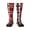 1 Black, variant on Knee High Socks for Women Norwegian Flag Long Tube Sock Uniform Socks