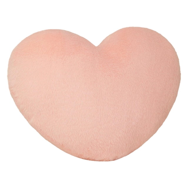 Cojín decorativo con forma de corazón, ideal para el hogar, para tomar siestas o como soporte lumbar. Rosa