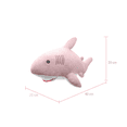 thumbnail image 3 of Peluche De Tiburón Shark Rosa Importadora La Merced Importadora La Merced Tela Ultra Suave Hipoalergénica, 3 of 3