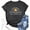 Dark Gray, variant on Women Halloween Shirt Pumpkins Graphic Crew Neck Short Sleeve T-Shirts Tops