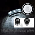 thumbnail image 2 of LQQDREX 10X Magnifying Glass,Multi-Scale Graticule Scale Magnifier Loupe,Portable Pocket Magnifier Optical Reading Magnifier,Optical D9E4, 2 of 8