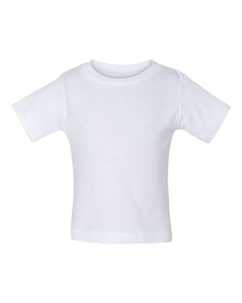BELLA+CANVAS Toddler Short Sleeve Personalized T-Shirt, Create your own Designs, White, 5T, Unisex