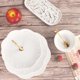 thumbnail image 4 of Soporte de cerámica de 3 niveles para magdalenas, torre con bandeja de servir escalonada para donas, frutas y más, decoración de fiesta de bar de caramelos, ideas para regalo de bodas,, 4 of 4