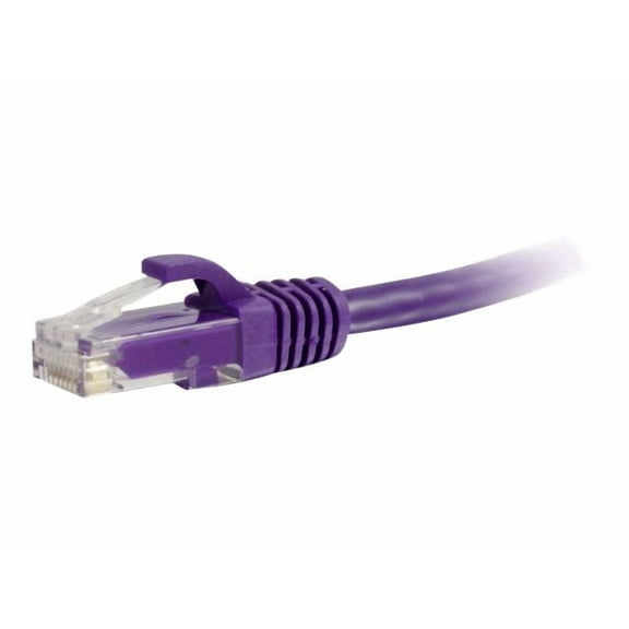 C2G 25ft Cat6 Snagless Unshielded (UTP) Ethernet Network Patch Cable - Purple - Patch cable - RJ-45 (M) to RJ-45 (M) - 25 ft - CAT 6 - molded, snagless - purple