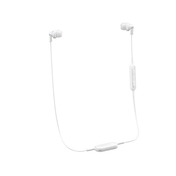 Panasonic Wireless Bluetooth in-Ear Headphones Sound Mic Controller & Quick Charge Function White (RPHJE120BW)