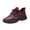 Red, variant on EKVAHL Orthopedic Walking Shoes for Women, Wide Width Lace‑Up Sneakers, Durable Synthetic Upper Daily Casual Tennis Shoes Black