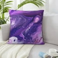 thumbnail image 6 of ZICANCN Purple Aperture Coloring Throw Pillow Covers, Bed Couch Sofa Knit Decorative Pillow Covers for Living Room Farmhouse, 18"x18", 6 of 8