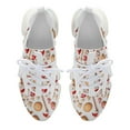 thumbnail image 6 of 2024 Snowman Christmas Tree Elk Women Or Men Lace Up Flat Sneakers Female Mesh Walking Footwear, 6 of 8