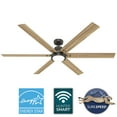 thumbnail image 2 of Hunter - Gravity Indoor Ceiling Fan With Light, Remote, 72-inch, Noble Bronze, Casual-style, 6-speed, Energy Star, WiFi Smarthome, 51886, for Living Rooms, Bedrooms, 2 of 18