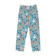 thumbnail image 2 of Vsdgher Cute Dog Print Mens Pajama Pants Sleep & Lounge Pants, PJ Bottoms With elastic waistb and Pockets, 2 of 5