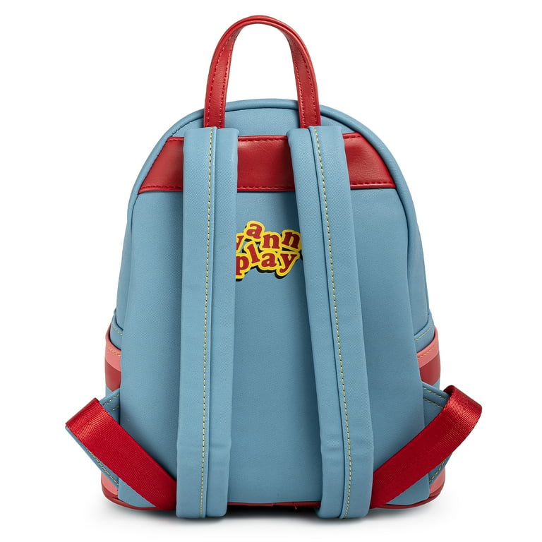 chucky mini backpack walmart Loungefly Childs Play Chucky Cosplay Womens Double Strap Shoulder Bag Purse