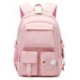 thumbnail image 1 of Lightweight Student Backpack Functional Pockets Large Capacity Girls School Bag, 1 of 5