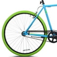thumbnail image 4 of 700c Kent Ridgeland Hybrid Bike, Adult, Blue/Green, 4 of 12