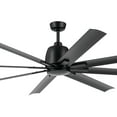 thumbnail image 4 of 310275SBK-Kichler Lighting-Breda - 8 Blade Ceiling Fan In Modern Style-16.4 Inches Tall and 75 Inches Wide-Satin Black Finish-Satin Black Blade Color, 4 of 4