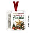 thumbnail image 6 of Christmas Cash Gift Ornament, Acrylic Money Holder with Christmas Star Design for Xmas Tree Decor, 6 of 6