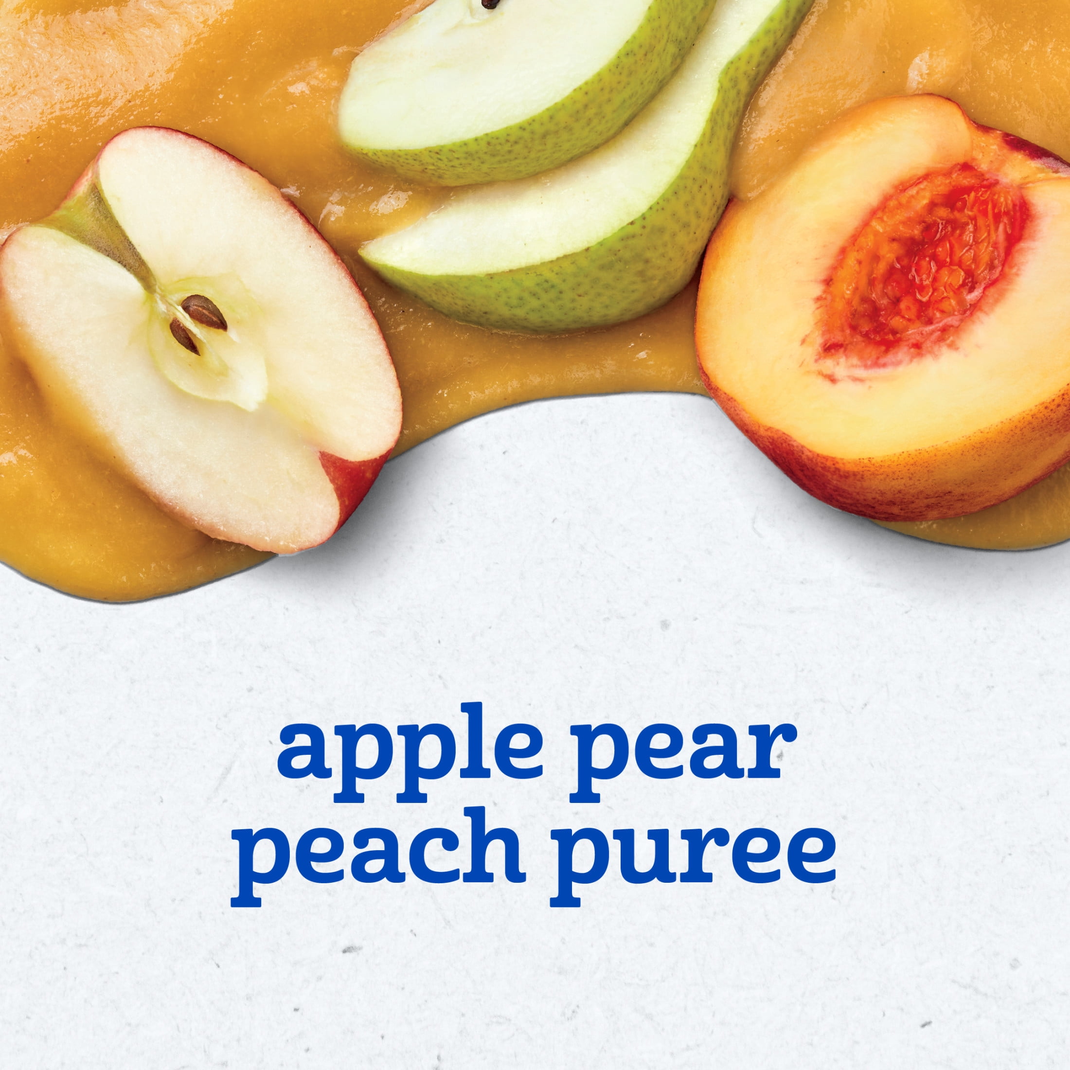 Gerber Toddler Foods, Apple Pear Peach, 3.5 oz Pouch