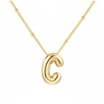 thumbnail image 3 of LYMAYTER Collier Pendentif Initial pour Femmes - Lettre Ballon, Ajustable-Cyclable, 3 of 7