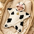 thumbnail image 3 of Dakiuu Cartoon Animal Character Star Shape Baby Newborn Swaddle Sack Zipper Wearable Sleep Blanket for Infant Boys Girls Photo Prop 0‑3 Months, 3 of 5